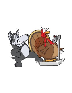 Wolf and turkey 